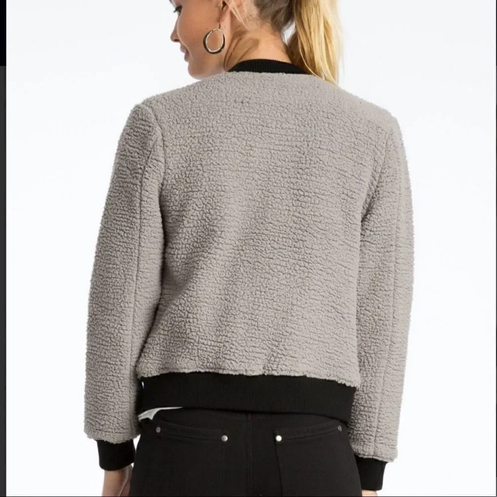 Marrakech by Anthropologie Sherpa Bomber Jacket